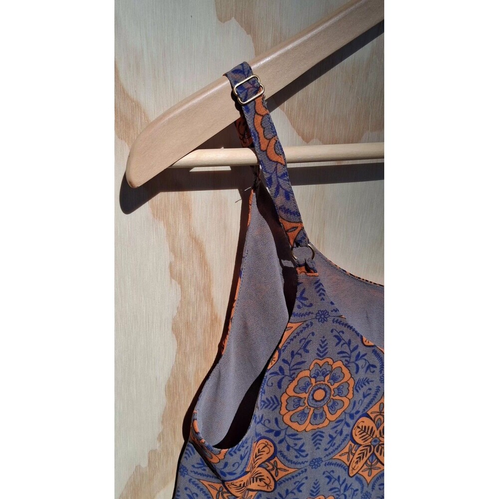CAbi Arabesque Cami Style 3082 Small Boho Medallion Adjustable Strap Tank Top - Picture 3 of 6